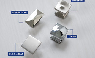 Top Silver Hardware Finishes and Key Differences