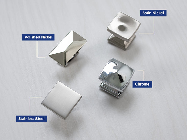 Top Silver Hardware Finishes and Key Differences