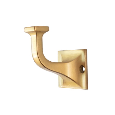 2-3/4 inch Forge Decorative Hook - Brushed Golden Brass