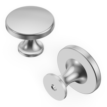 1-3/8 inch (35mm) Forge Cabinet Knob - Chrome