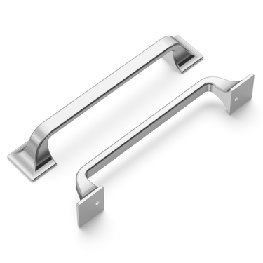5-1/16 inch (128mm) Forge Cabinet Pull - Chrome