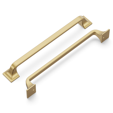 7-9/16 inch (192mm) Forge Cabinet Pull - Champagne Bronze