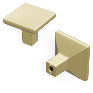 1-1/4 inch (32mm) Skylight Cabinet Knob - Elusive Golden Nickel