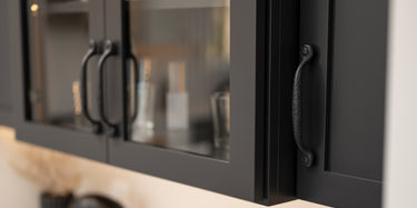 Refined Rustic Black Iron Cabinet Pull