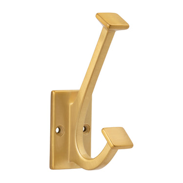 4-7/8 inch Skylight Decorative Hook - Brushed Golden Brass