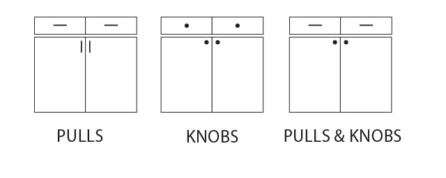 Helpful Hints—Visualizing Cabinet Pulls, Knobs, or Both