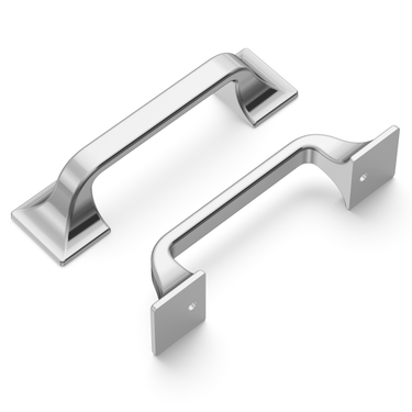 3 inch (76mm) Forge Cabinet Pull - Chrome