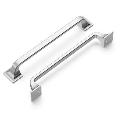 6-5/16 inch (160mm) Forge Cabinet Pull - Chrome