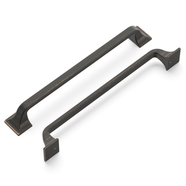 7-9/16 inch (192mm) Forge Cabinet Pull - Vintage Bronze