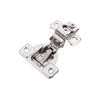 Concealed Self-Closing 1-3/8 in. Overlay Face Frame Polished Nickel Hinges (2-PACK)