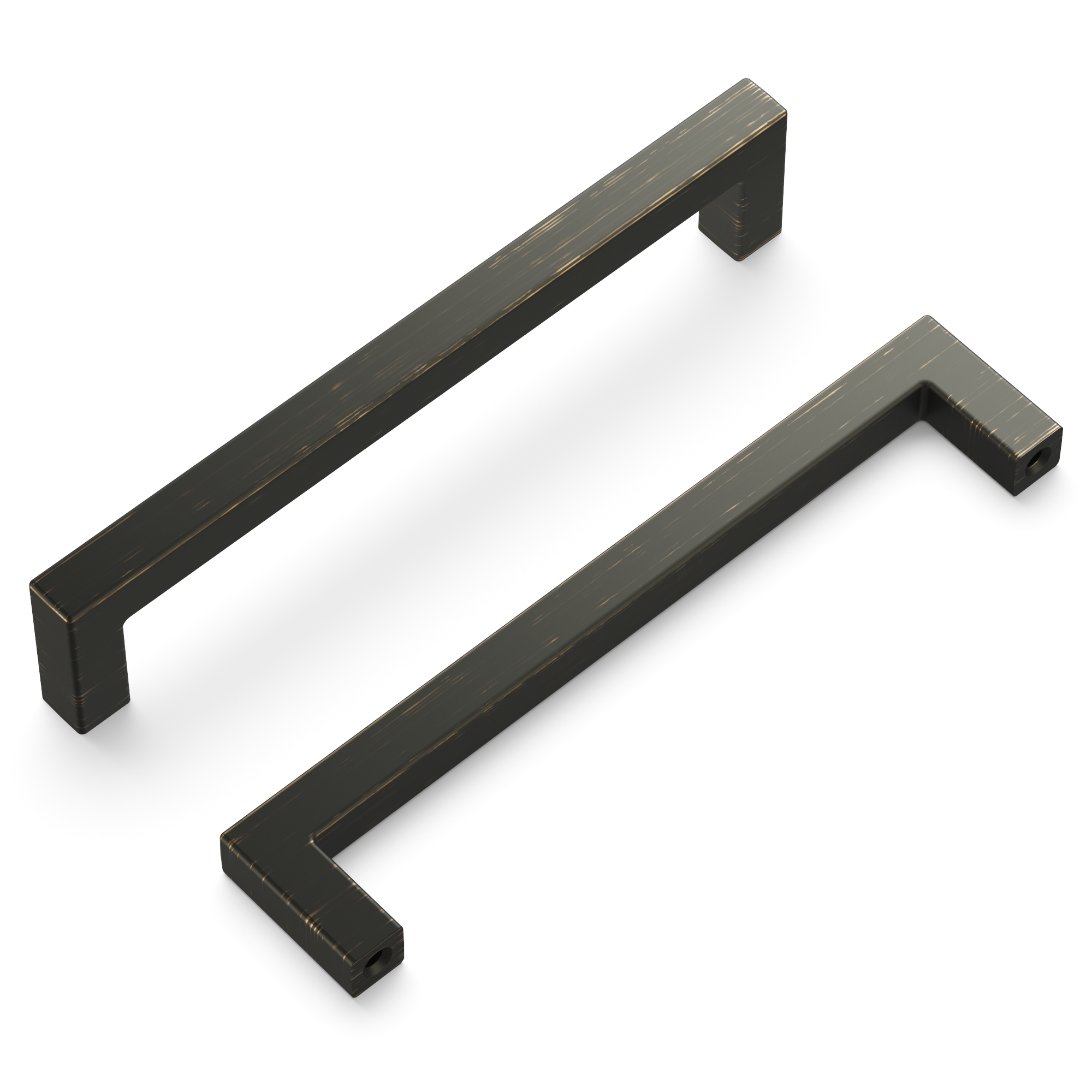 McCoy 4 Solid Brass Pull - Polished Brass Rectangular Hardware - In Stock