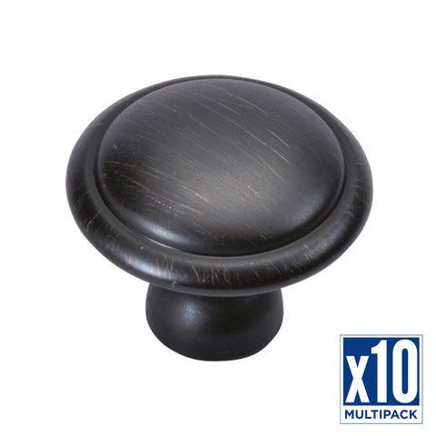 10-Pack: 1-3/8 inch Conquest Cabinet Knob