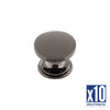 10-Pack: 1 inch (25mm) American Diner Cabinet Knob