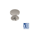 10-Pack: 1-3/8 inch (35mm) American Diner Cabinet Knob