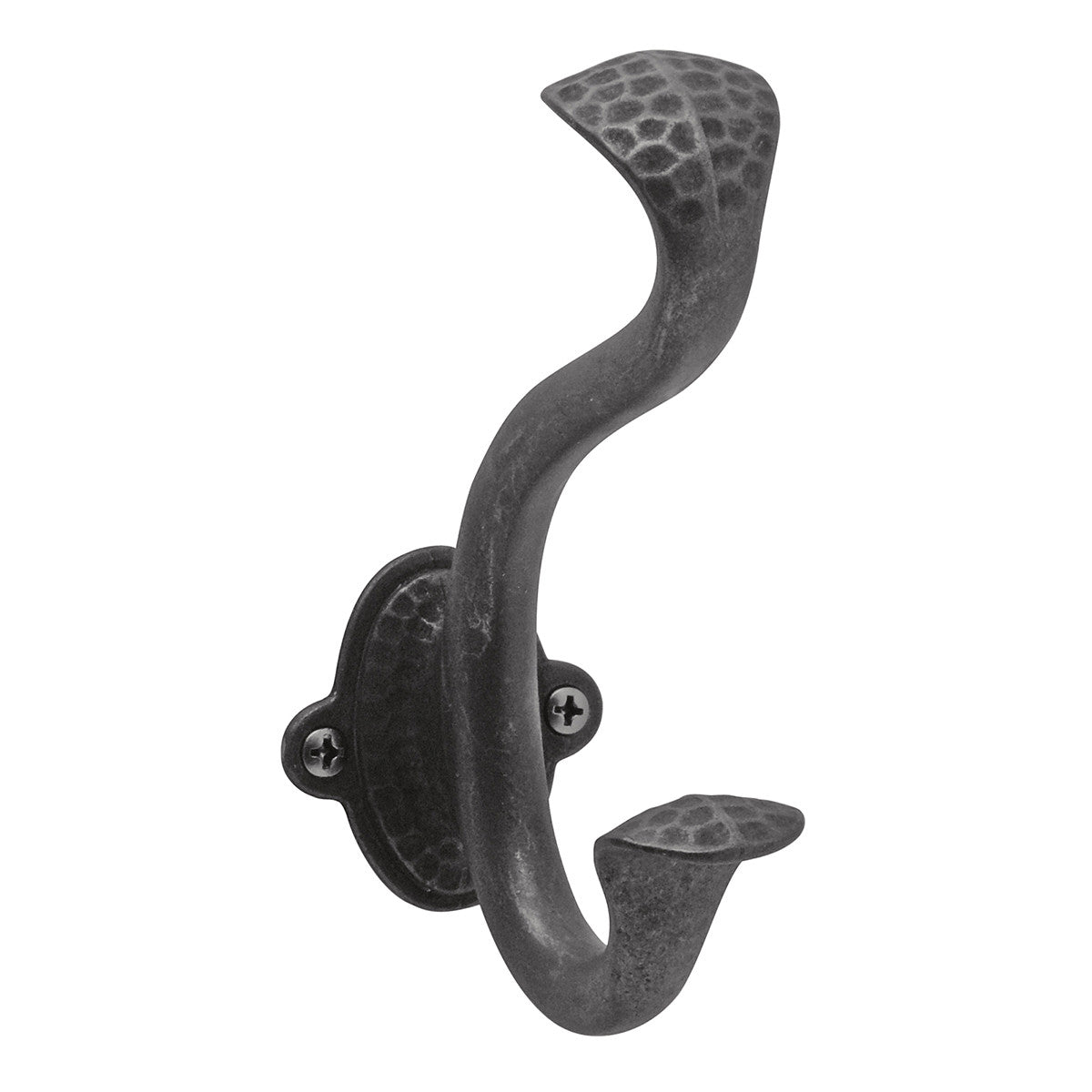 Hickory P2155-MB: 1-1/2 cc Bungalow Double Wall Hook - Matte Black