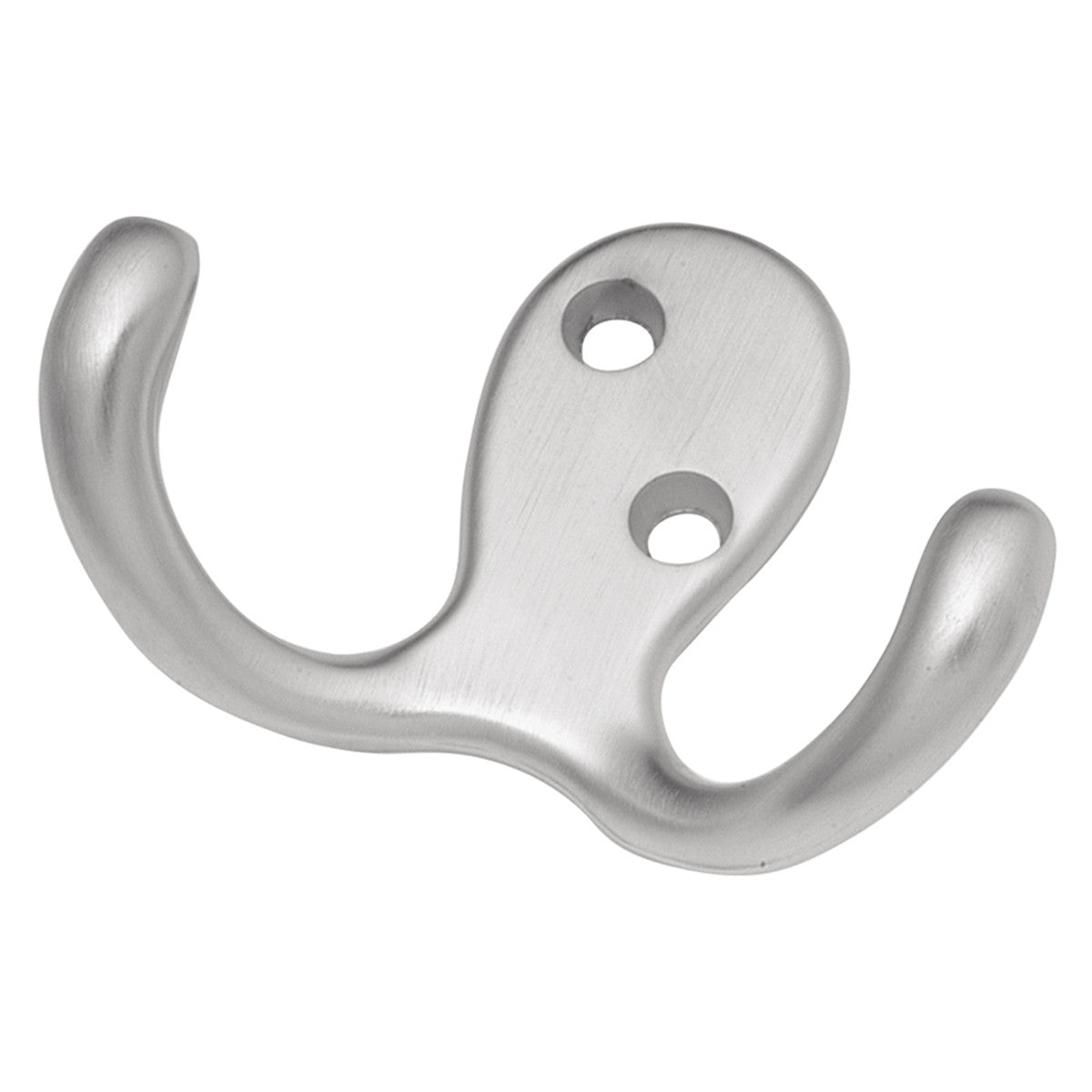 National Hardware N830-154 Double Prong Robe Hook Bright Chrome