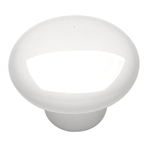 1-1/2 inch (38mm) Tranquility Cabinet Knob - White