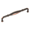 5-1/16 Inch (128mm) Center to Center Williamsburg Cabinet Pull - Oil-Rubbed Bronze Highlighted