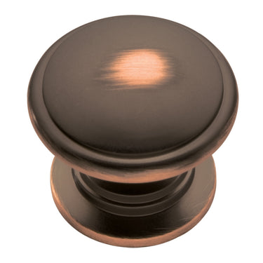 1-1/4 inch (32mm) Williamsburg Cabinet Knob - Oil-Rubbed Bronze Highlighted