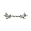 3 inch (76mm) Manor House Silver Stone Pull- Pack of 10